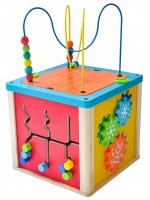 Дървена играчка Acool Toy - Многофункционален куб