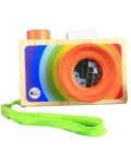 Дървена играчка Acool Toy - Цветен фотоапарат с калейдоскоп