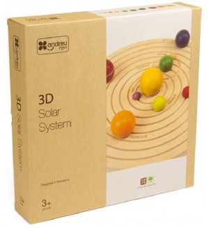Дървена играчка Andreu toys - 3D Слънчева система Дървена играчка Andreu toys - 3D Слънчева система