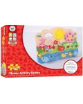Дървена играчка Bigjigs - Активен център, цветя