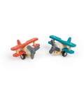Дървена играчка Bigjigs - Самолетчета, 2 броя