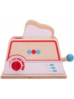 Дървена играчка Bigjigs  - Тостер