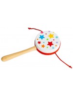 Дървена играчка Bigjigs - Въртящо се барабанче