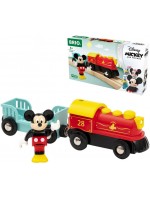 Дървена играчка Brio - Влакчето на Мики Маус