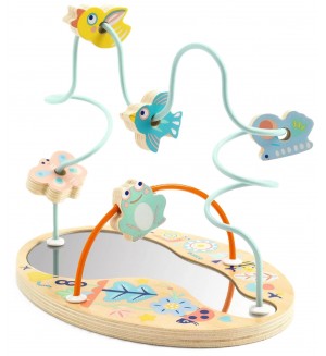 Дървена играчка Djeco Baby Loopi - Лабиринт