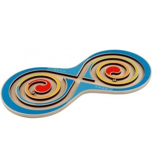 Дървена играчка Goki - Дъска за двигателни умения