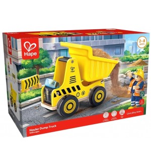 Дървена играчка Hape International - Самосвал