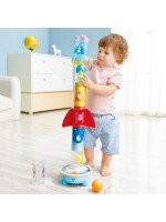 Дървена играчка Hape - Изстрелваща ракета, с 20 части