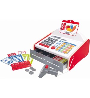 Дървена играчка Hape - Касов апарат