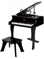 Дървена играчка Hape - Пиано, черно