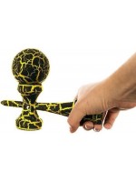 Дървена играчка Iso Trade - Кендама, жълто и черно