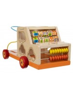 Дървена играчка Kruzzel - Сортер кола