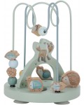 Дървена играчка Little Dutch Forest Friends - Спирала с активности