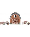 Дървена играчка Little Dutch Little Farm - Сортер
