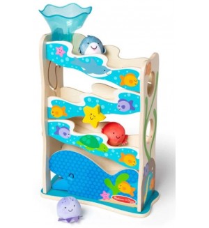 Дървена играчка Melissa & Doug - Пързалка Океански приключения