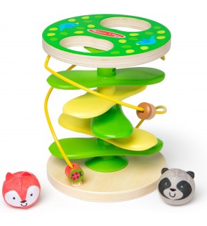 Дървена играчка Melissa & Doug - Спирала падащо дърво
