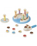 Дървена играчка Melissa & Doug - Торта за рожден ден