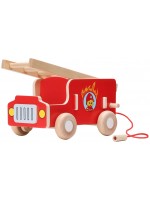 Дървена играчка Micki - Пожарната на Бамзе, 13.5 cm