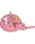 Дървена играчка Moni -  Торта Happy Birthday