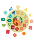 Дървена играчка Orange Tree Toys - Часовник сортер