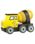 Дървена играчка Orange Tree Toys - Камион бетоновоз, жълт