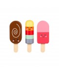 Дървена играчка Orange Tree Toys – Сладоледи, 4 части
