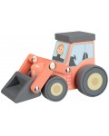 Дървена играчка Orange Tree Toys - Трактор с товарач