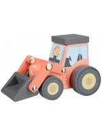 Дървена играчка Orange Tree Toys - Трактор с товарач