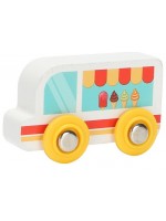 Дървена играчка Smart Baby - Камион за сладолед