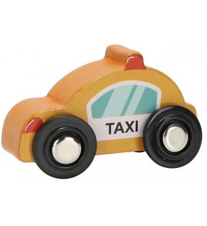 Дървена играчка Smart Baby - Такси
