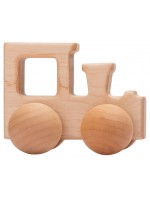 Дървена играчка Smart Baby - Влакче
