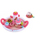 Дървена играчка Tooky Toy - Чаен комплект