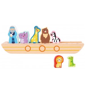 Дървена играчка Tooky Toy - Корабът на Ной