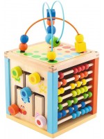 Дървена играчка Trefl - Куб с активности