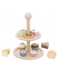 Дървена играчка Viga Toys PolarB - Двуетажна поставка със сладкиши