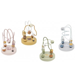 Дървена играчка Viga Toys PolarB - Спирала с мъниста, асортимент