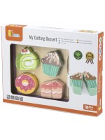 Дървена играчка Viga Toys - Сладкиши за рязане