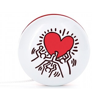 Дървена играчка Vilac - Йо-йо, по дизайн на Keith Haring