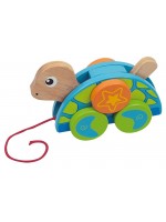 Дървена играчка за дърпане Andreu Toys - Костенурка