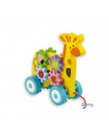 Дървена играчка за дърпане Andreu toys – Жираф
