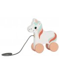 Дървена играчка за дърпане Hi Pando - Еднорог