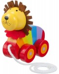 Дървена играчка за дърпане  Orange Tree Toys - Лъв