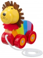 Дървена играчка за дърпане  Orange Tree Toys - Лъв