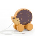 Дървена играчка за дърпане Viga - Таралеж, Polar B