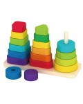 Дървена играчка за нанизване Acool Toy - С 3 оси