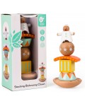  Дървена играчка за нанизване и баланс Classic World - Веселия клоун