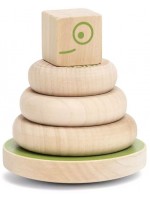 Дървена играчка за нанизване Micki Pippi - Мини пирамида Дървена играчка за нанизване Micki Pippi - Мини пирамида