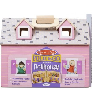 Дървена къща за кукли Melissa & Doug