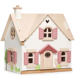 Дървена къща за кукли Tender Leaf Toys - Нашата вила
