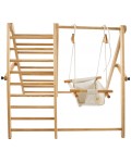Дървена катерушка и люлка 2 в 1 Chipolino